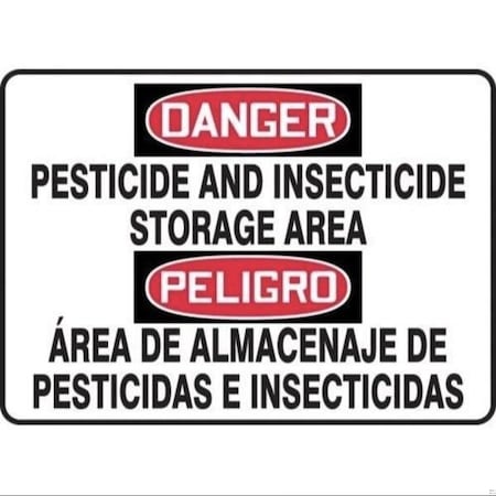Accuform BILINGUAL OSHA DANGER SAFETY SIGN SBMCAW113MVA SBMCAW113MVA
